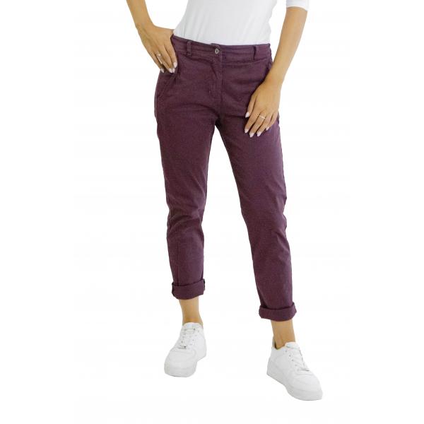 Chino senza pence in cotone pesante